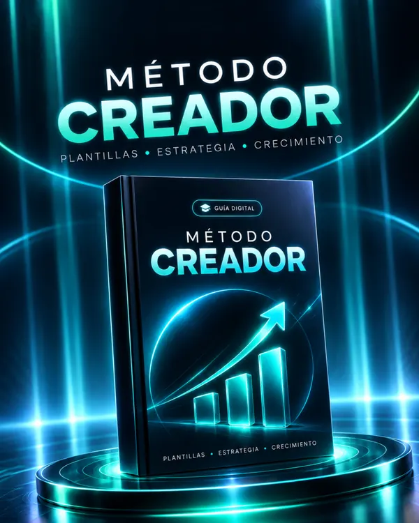 Portada de una guía digital con luces de neón
